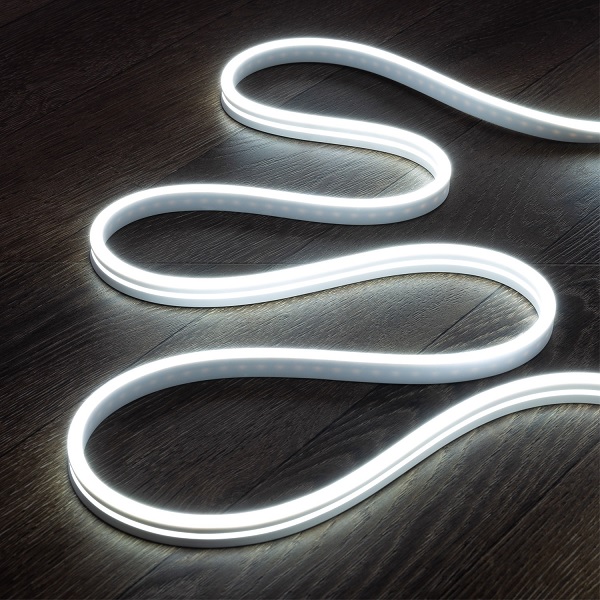 Neon Flex LED 9,5w/mt 24Vdc 120Led/mt IP65 Taglio 5cm Luce Natura
